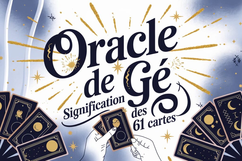 découvrez l'interprétation des cartes oracle gé pour explorer votre intuition et obtenir des conseils personnalisés.