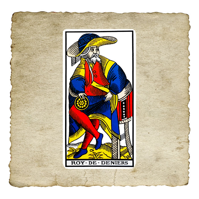 découvrez la signification du roi de deniers dans le tarot, symbole de prospérité, stabilité et réussite matérielle.