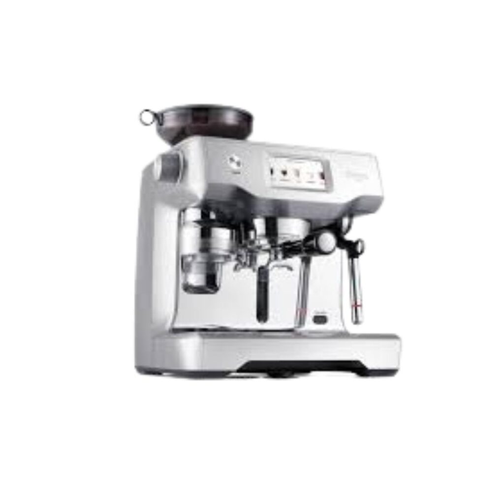 découvrez la machine à café haut de gamme sage oracle, alliant technologie avancée et design élégant pour un café parfait à chaque utilisation.