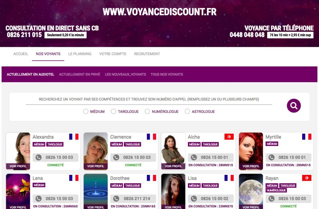 découvrez notre service de voyance discount fiable, précis et accessible pour toutes vos questions. profitez de consultations de qualité à prix réduit.